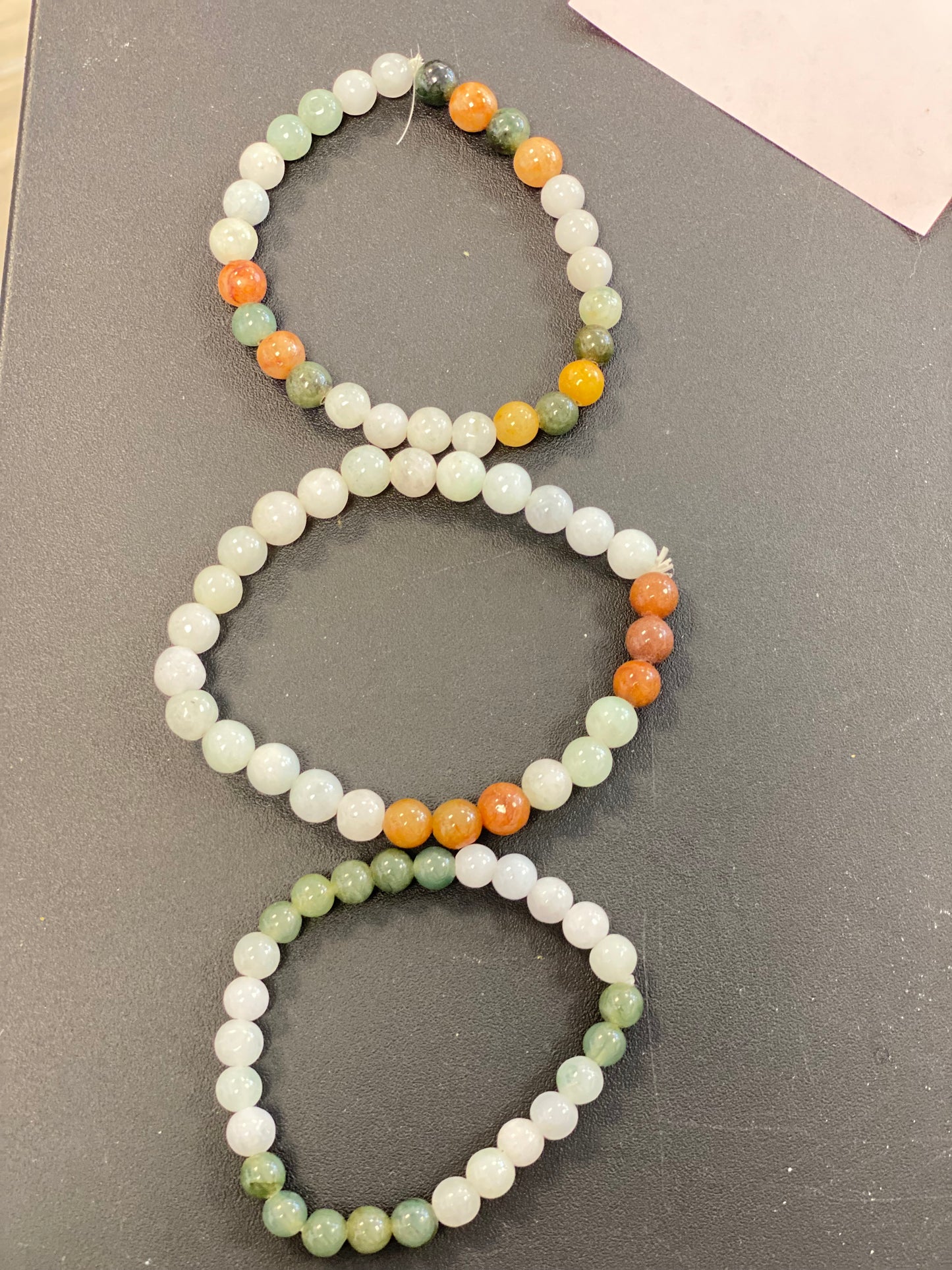 Multicolored Jade Bracelet