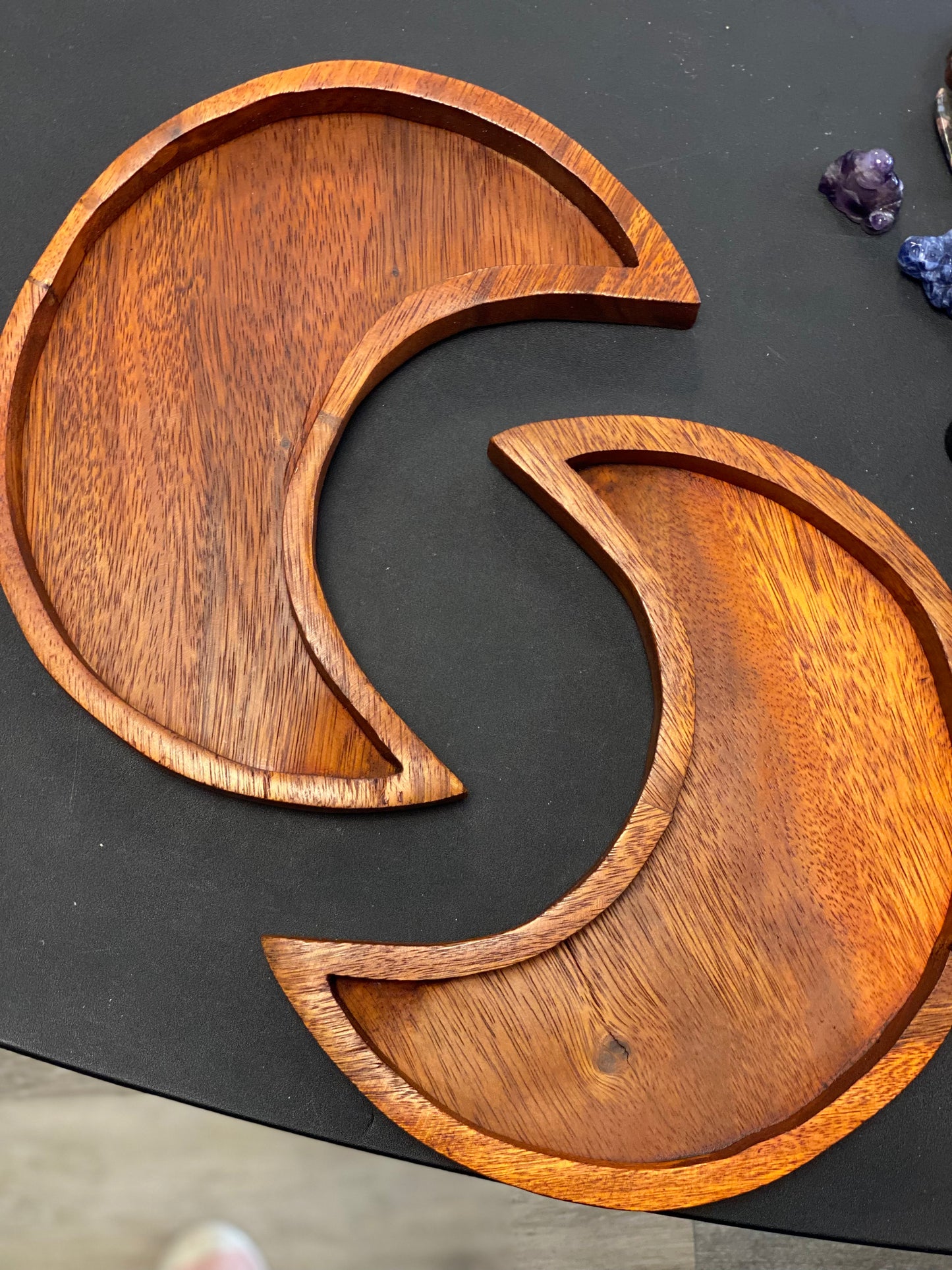 Wooden Moon Bowls 10”x 8”