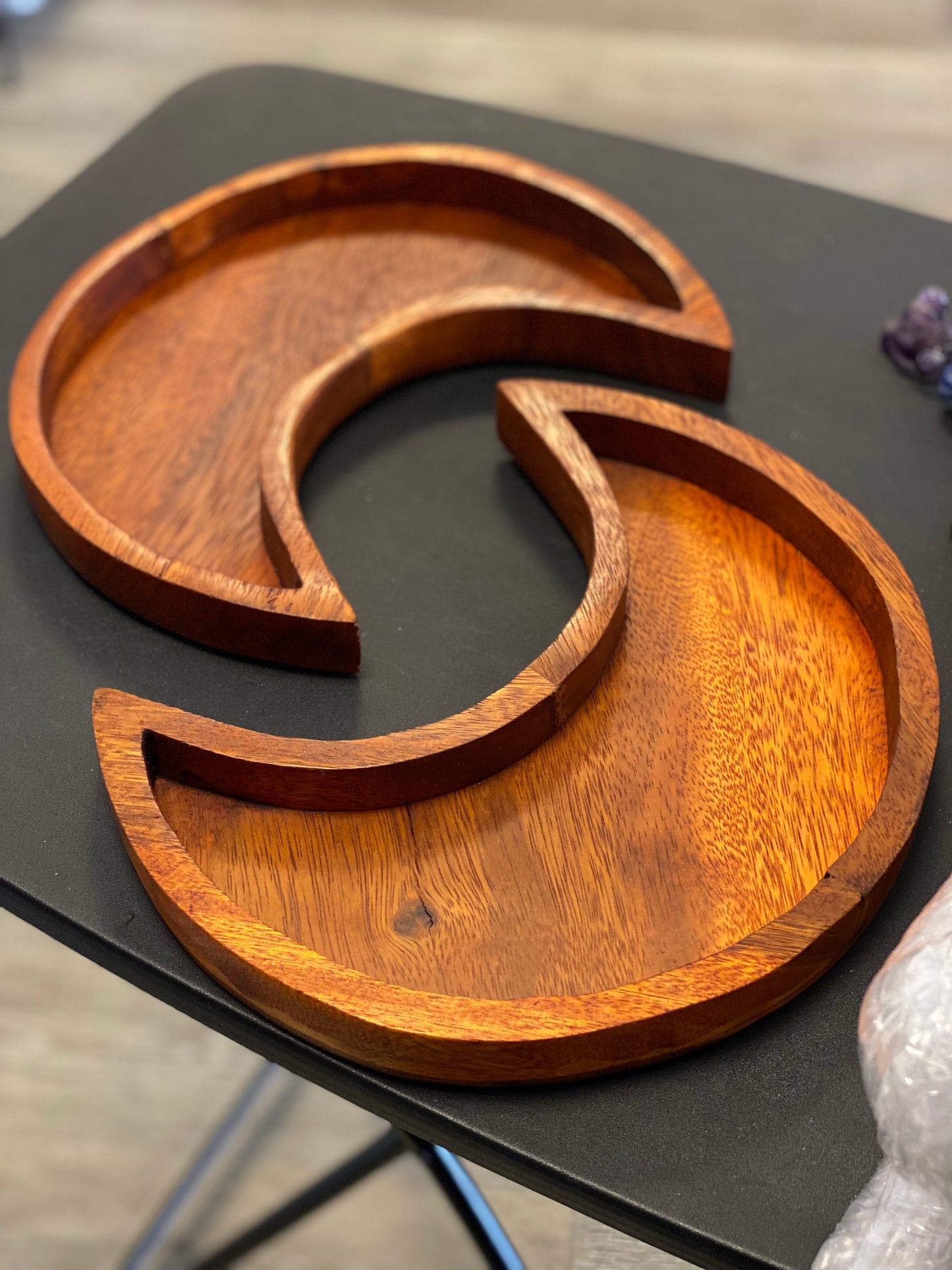 Wooden Moon Bowls 10”x 8”