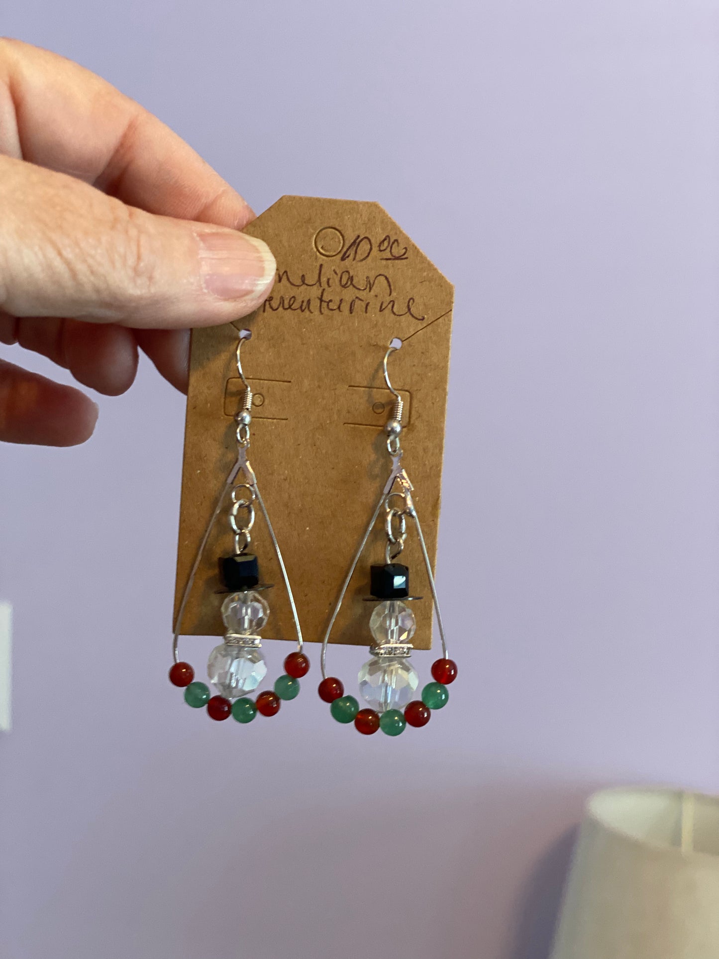Snowman Earrings
