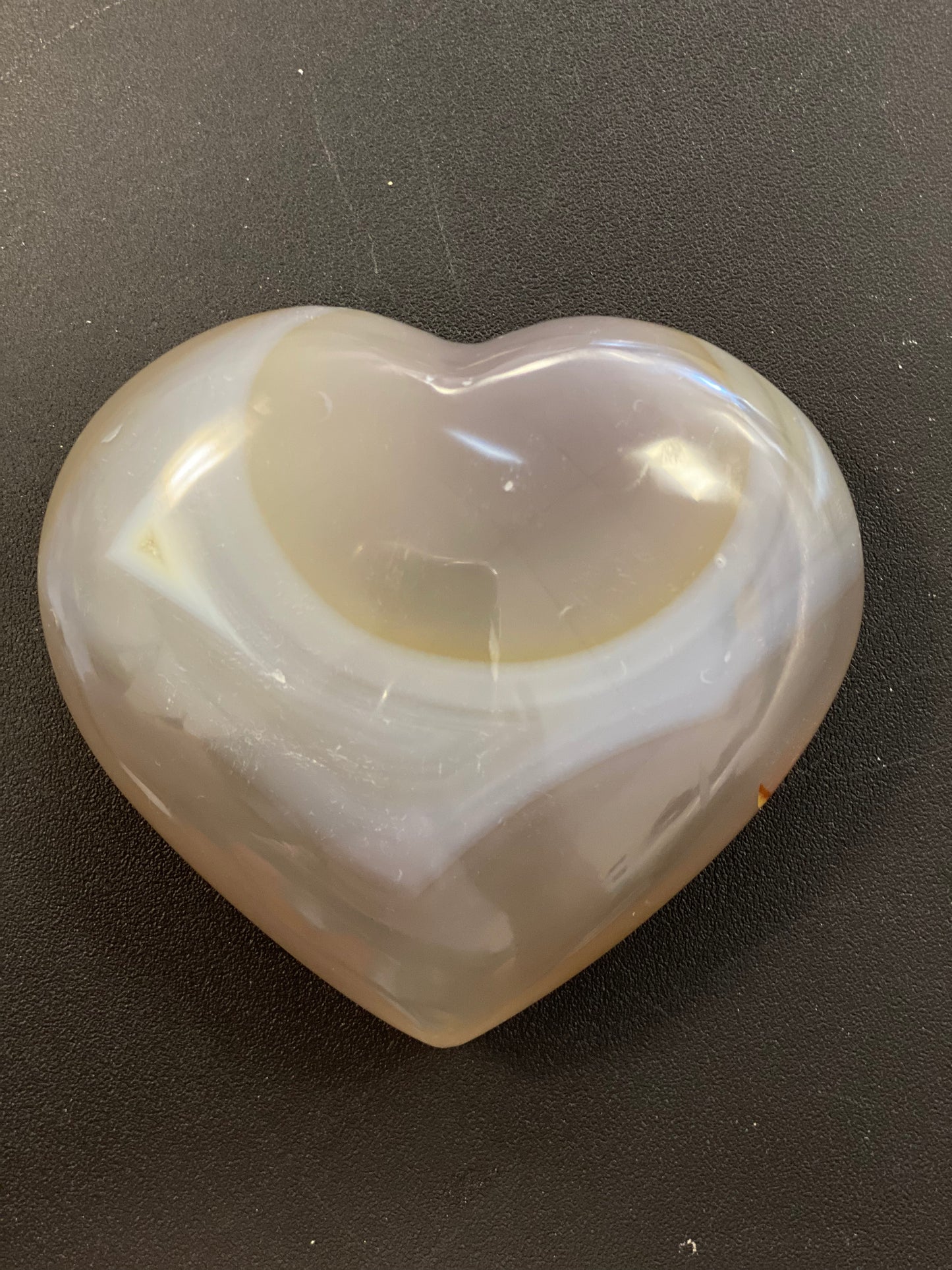 Orca Agate Hearts