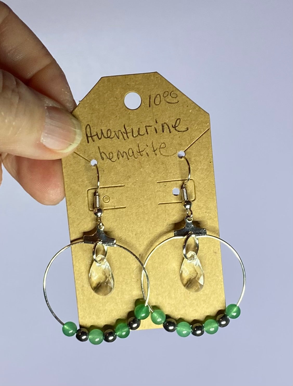 Sparkly Earrings, Silver