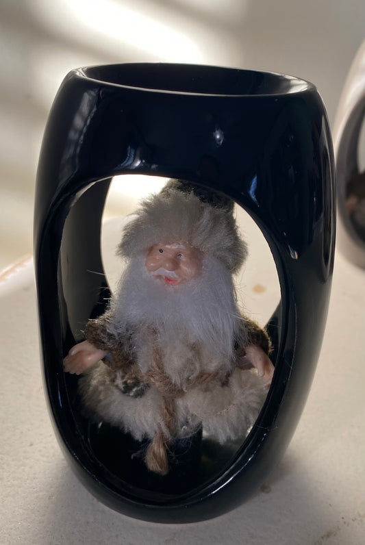 Vintage inspired Santa Votive